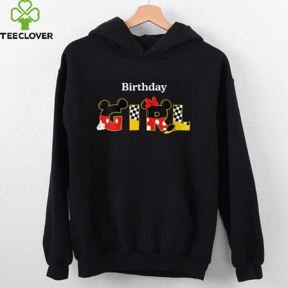 Womens Disney Mickey & Minnie Birthday Girl Birthday Party Shirt