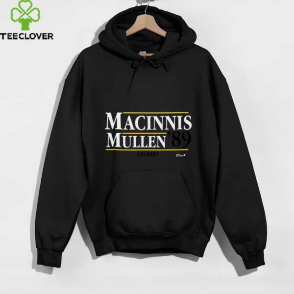 Al Macinnis & Joe Mullen ’89   Calgary Hockey Shirt