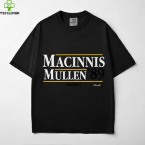 Al Macinnis & Joe Mullen '89 Calgary Hockey Shirt