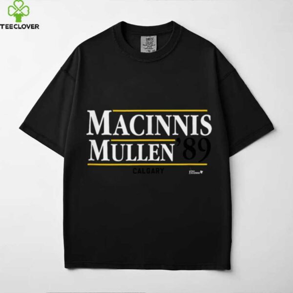 Al Macinnis & Joe Mullen ’89   Calgary Hockey Shirt