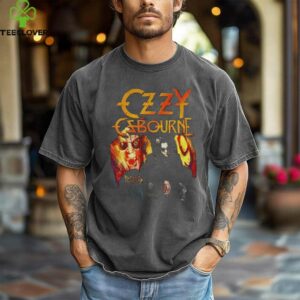 Alice Cooper Wearing Ozzy Osbourne Patient No 9 Wings T shirts