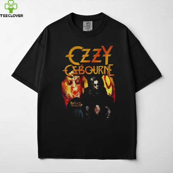 Alice Cooper Wearing Ozzy Osbourne Patient No 9 Wings T shirts