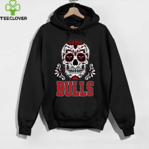 Chicago Bulls Sugar Skull Dia De Los Muertos Logo Shirt