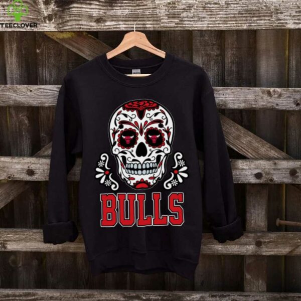 Chicago Bulls Sugar Skull Dia De Los Muertos Logo Shirt