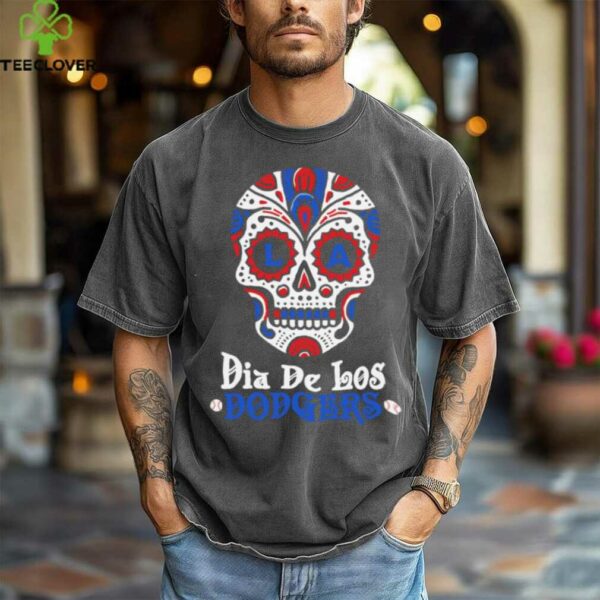 Dia De Los Dodgers Los Angeles Dodgers Sugar Skull Shirt