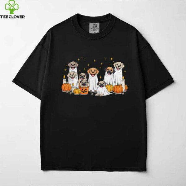 Dogs Ghosts Cute Dogs Dressed As Ghost Halloween Dog Shirt