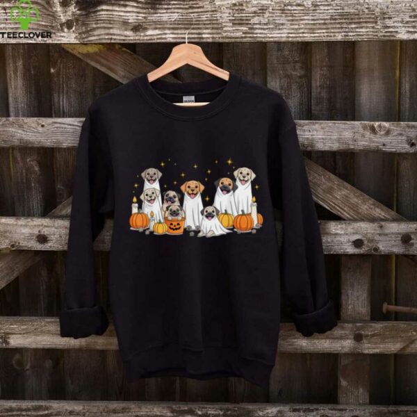 Dogs Ghosts Cute Dogs Dressed As Ghost Halloween Dog Shirt