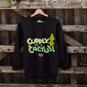 Dr.Seuss Baby Grinch Cuddly As A Cactus Officially Licensed Shirt