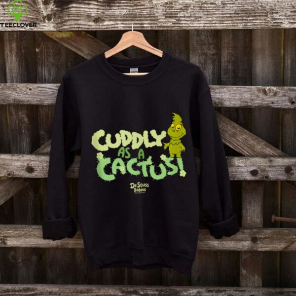 Dr.Seuss Baby Grinch Cuddly As A Cactus Officially Licensed Shirt