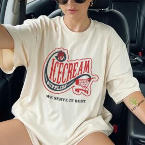 Icecream convenience store supplies we serve it best shirt