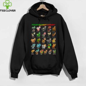 Italian BRAINROT Alphabet Meme Genz Character Shirt