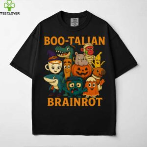 Italian Brainrot Characters Halloween Themes Costume Party Pullover Shirt