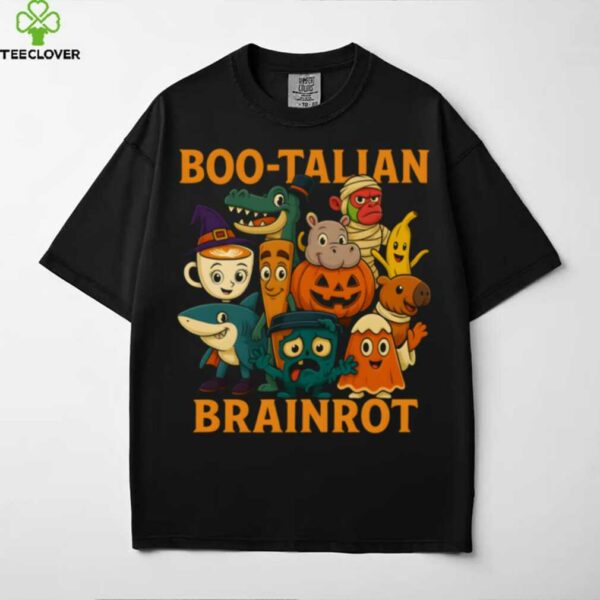 Italian Brainrot Characters Halloween Themes Costume Party Pullover Shirt