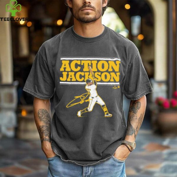 Jackson Chourio   Action Jackson   Milwaukee Baseball Pullover Shirt