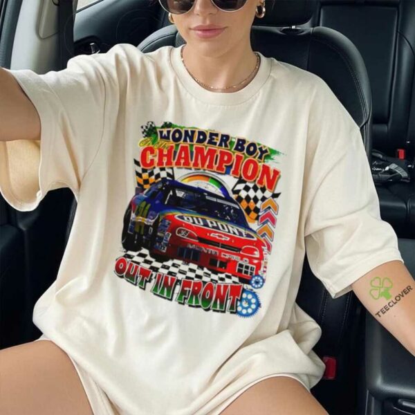 Jeff Gordon Wonder boy champion Dupont race car Nascar shirt