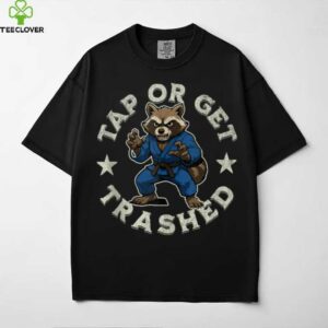 Jiu Jitsu Raccoon BJJ Gi Fight Stance Tap Or Get Thrashed Shirt