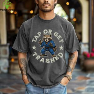 Jiu Jitsu Raccoon BJJ Gi Fight Stance Tap Or Get Thrashed Shirt