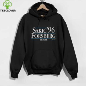 Joe Sakic & Peter Forsberg ’96   Colorado Hockey Shirt