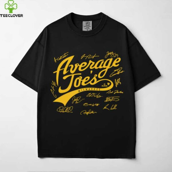 Just A Bunch Of Average Joes   Milwaukee Baseball Shirt