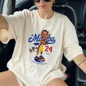 Kobe Bryer Los Angeless Mamba bobblehead signature shirt
