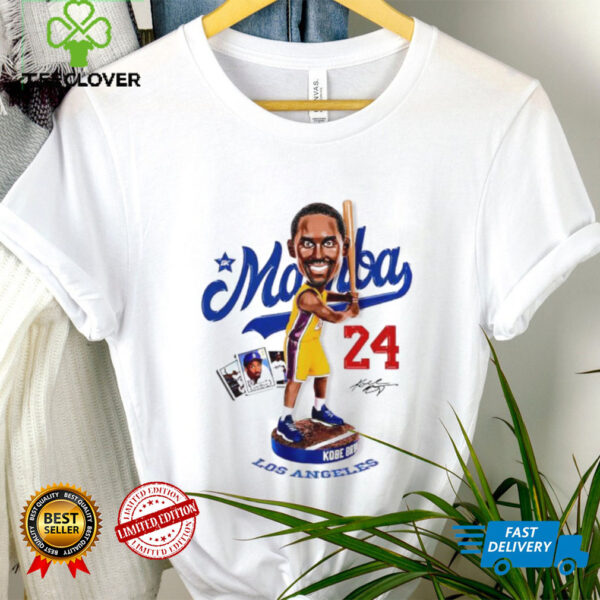 Kobe Bryer Los Angeless Mamba bobblehead signature shirt