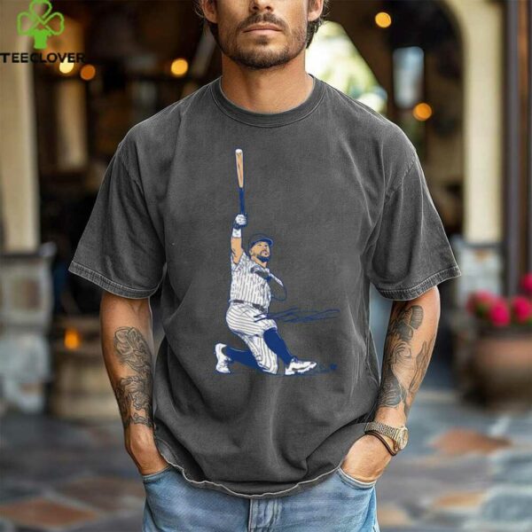 Kyle Schwarber   Swing Off Pose   Philadelphia Baseball Shirt