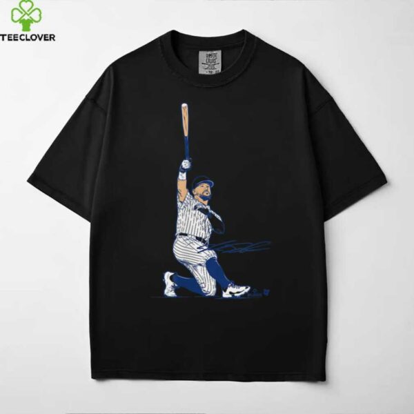 Kyle Schwarber   Swing Off Pose   Philadelphia Baseball Shirt