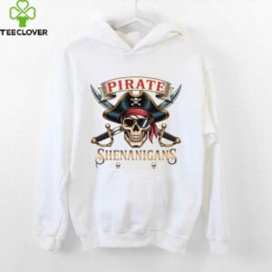 Let The Pirate Shenanigans Begin Halloween Skull Bandana Boy Pullover Shirt
