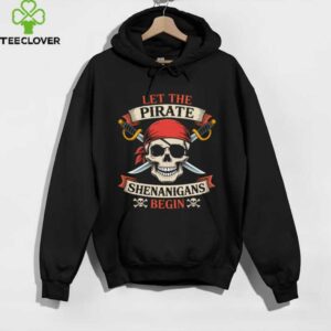 Let The Pirate Shenanigans Begin Halloween Skull Bandana Boy Shirt