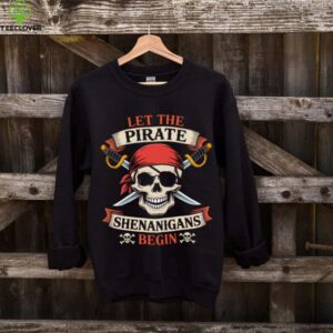 Let The Pirate Shenanigans Begin Halloween Skull Bandana Boy Shirt
