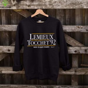 Mario Lemiuex & Rick Tocchet ’92   Pittsburgh Hockey Shirt