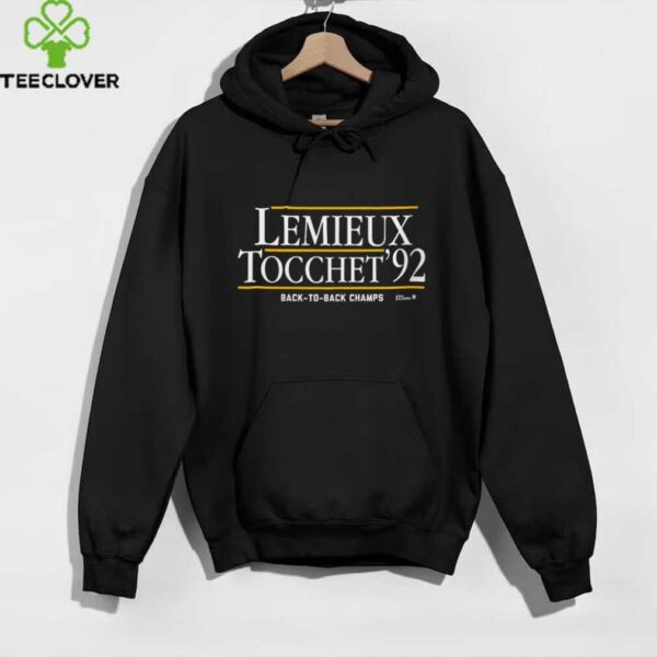 Mario Lemiuex & Rick Tocchet ’92   Pittsburgh Hockey Shirt