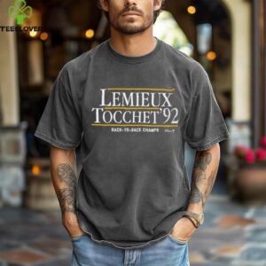 Mario Lemiuex & Rick Tocchet '92 Pittsburgh Hockey Shirt