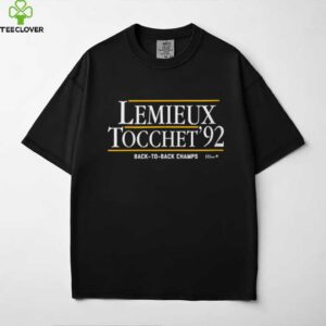 Mario Lemiuex & Rick Tocchet '92 Pittsburgh Hockey Shirt