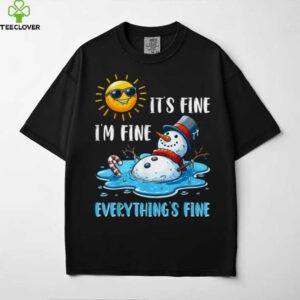 Melting Snowman Christmas In July Summer Humor Shirt
