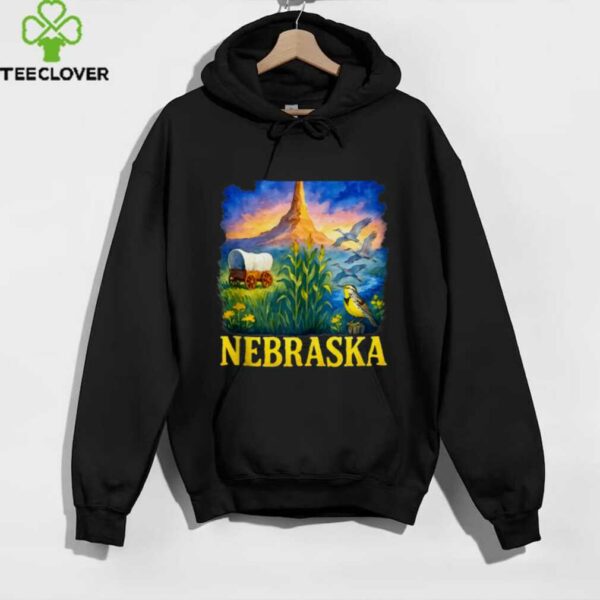 Nebraska State Heritage Resident Pride Meadowlark Chimney Shirt
