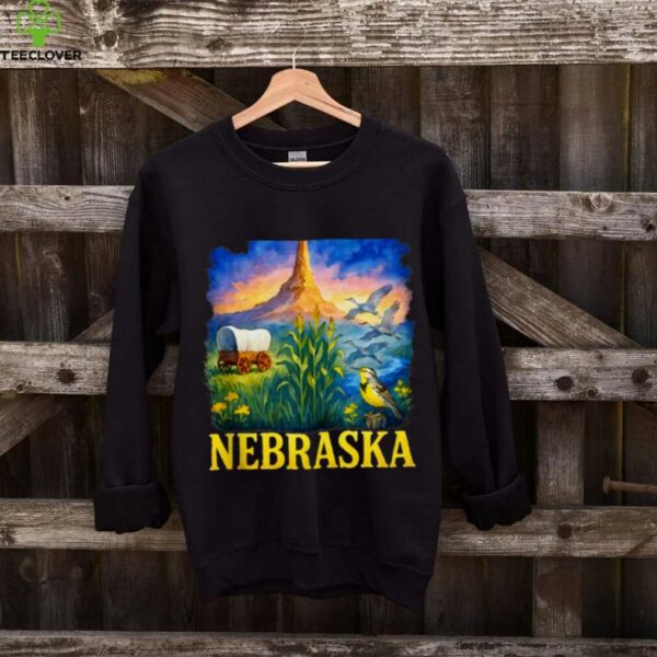 Nebraska State Heritage Resident Pride Meadowlark Chimney Shirt