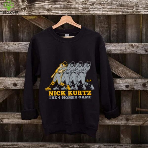 Nick Kurtz   Four Home Run Game   Oakland Baseball Shirt