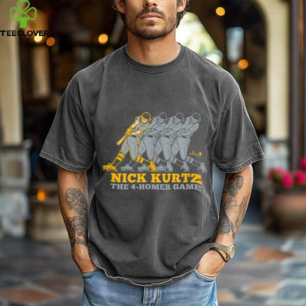 Nick Kurtz   Four Home Run Game   Oakland Baseball Shirt