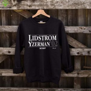 Nicklas Lidstrom & Steve Yzerman ’02   Detroit Hockey Shirt