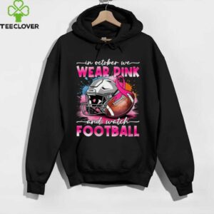 October Wear Pink Watch Football Breast Cancer Awareness Shirt