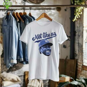 Official Kendrick Lamar big head Los Angeles Dodgers MLB Baseball not like us shirt