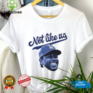 Official Kendrick Lamar big head Los Angeles Dodgers MLB Baseball not like us shirt