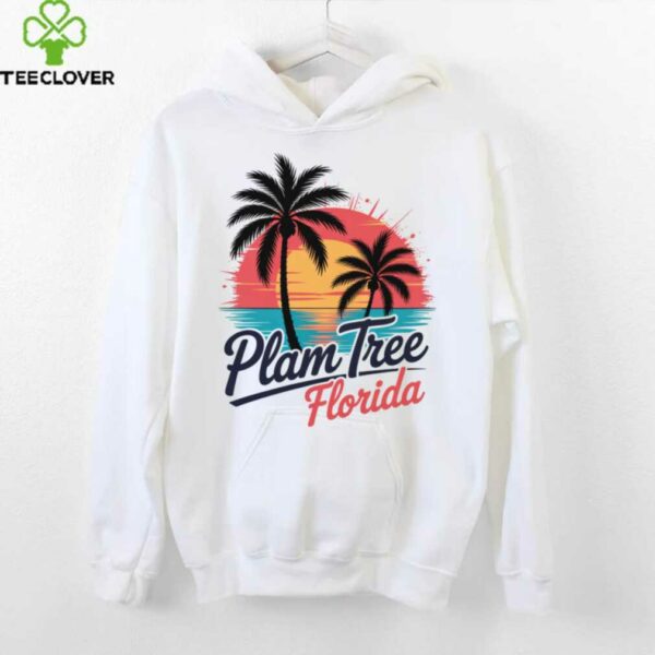 Palm Tree Florida Sunset Tropical Beach Art Shirt