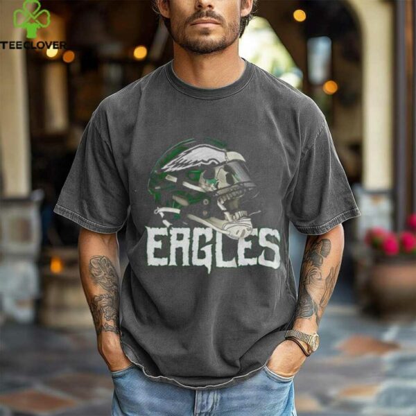 Philadelphia Eagles skull helmet gift for fans shirt