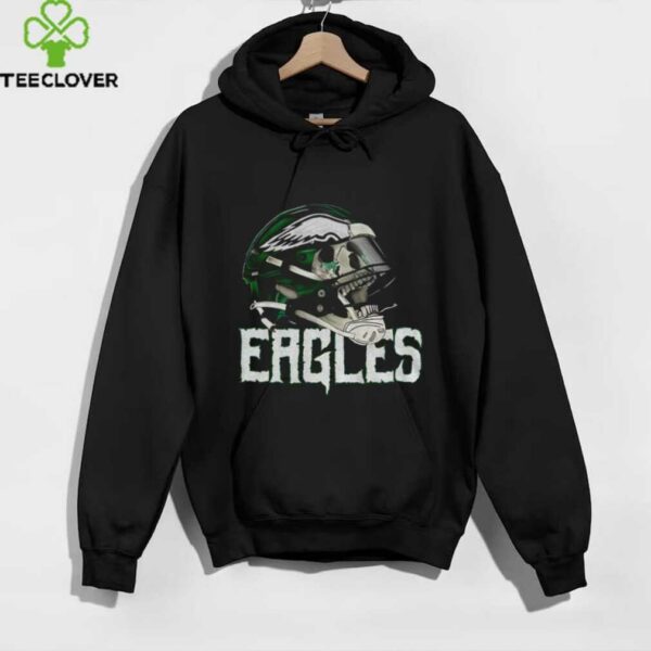 Philadelphia Eagles skull helmet gift for fans shirt
