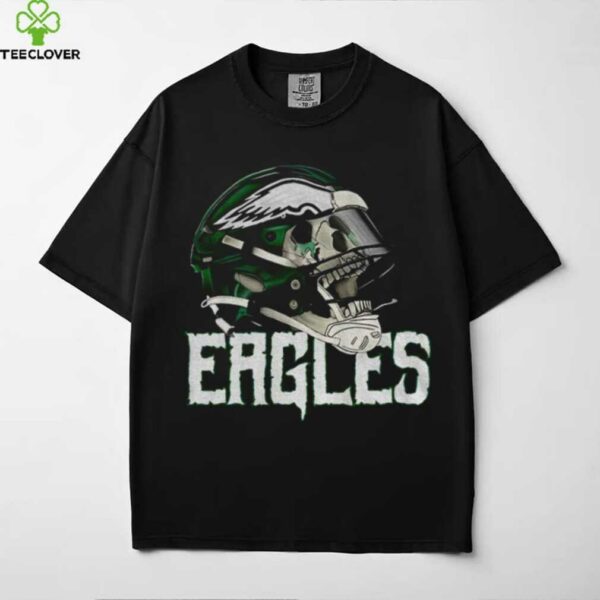 Philadelphia Eagles skull helmet gift for fans shirt