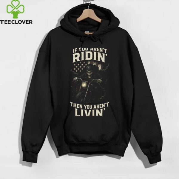 Ridin’   Skull Motorcycle Adventure Vintage Shirt