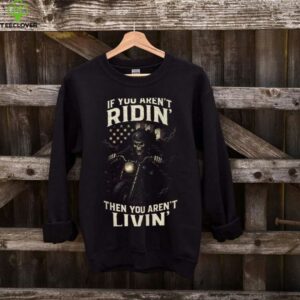 Ridin' Skull Motorcycle Adventure Vintage Shirt