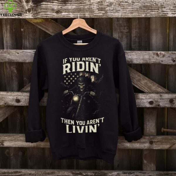 Ridin’   Skull Motorcycle Adventure Vintage Shirt